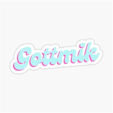 Gottmik Sticker For Sale By Piastrelli Redbubble
