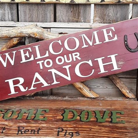 Rustic Bunk House Signs Etsy
