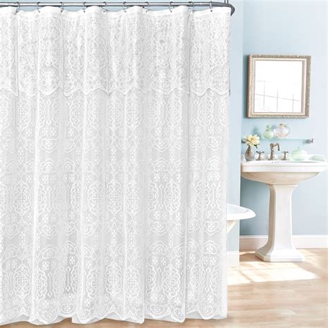 Lace Shower Curtain With Valance Collections Etc