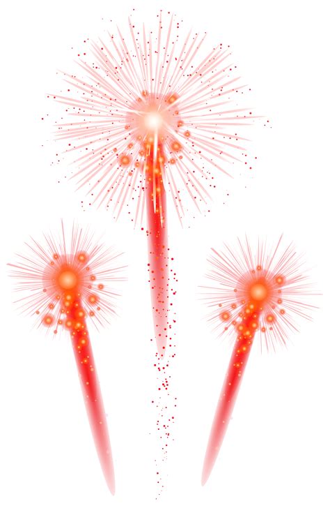 Firework clipart red, Firework red Transparent FREE for ...