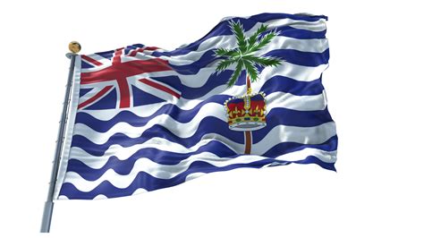 Free British Indian Ocean Territory Waving Flag Png 12226722 Png With