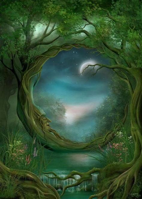 Mystic Forest Art Fantasy World Pictures