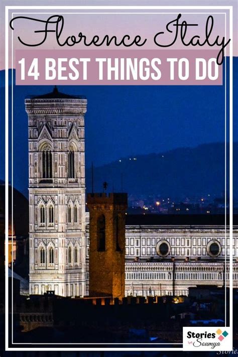 Are You Planning A Trip To Florence In Italy Are You Looking Forward
