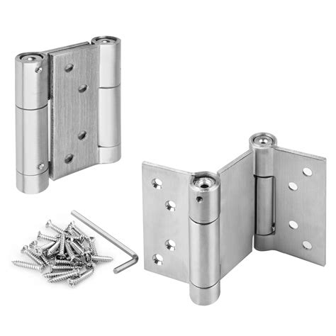 Buy 2 Pack 4 Double Action Spring Hinges 201 Stainless Steel Heavy