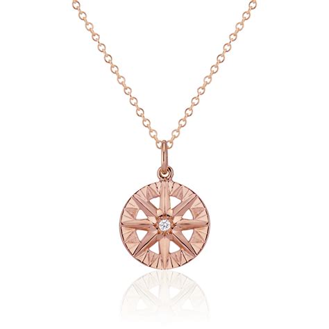 Compass Rose Pendant Medium Brown Goldsmiths Purchase Instore Or