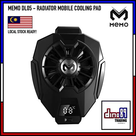 Memo Dl05 Dl06 Dl07 Dl08 Mobile Phone Cooling Radiator Fan Gamepad