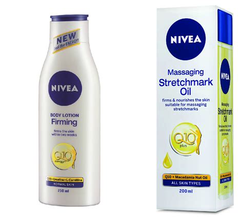 Prnivea Q10 Firming Body Lotion And Stretch Marks Oil