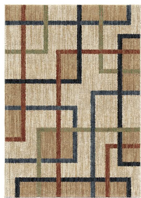Palmetto Living By Orian Next Generation Kaito Beige Area Rug