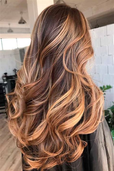 From dark blonde blends, to light highlights caramel golden hues will make your hair shine and look fantastic. 50 Hair Color Highlights and Lowlights For Brunettes ...