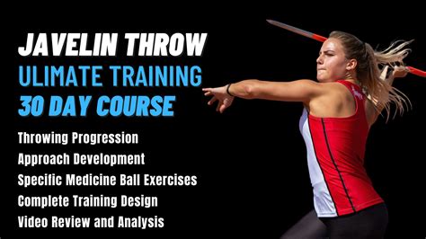Javelin Throw Technique Training