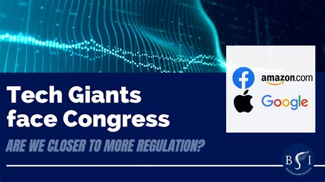 Tech Giants Face Congress Are We Closer To More Regulation Build
