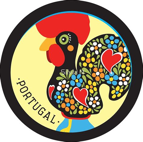 Symbols Of Portugal Rooster Stickers By Silvia Neto Redbubble