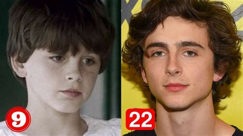 timothée chalamet transformation from 4 to 22 years old timothee chalamet american actors
