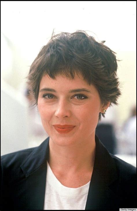 Isabella Rossellini Short Hair Styles Isabella Rossellini Pear Shaped Face