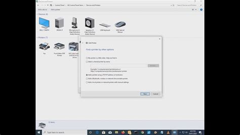 How To Add Network Printer In Windows Youtube