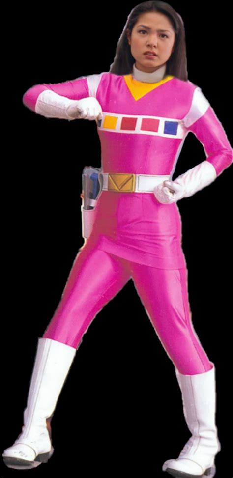 Pink Space Ranger Cassie Chan パワーレンジャー レンジャー マスクオフ