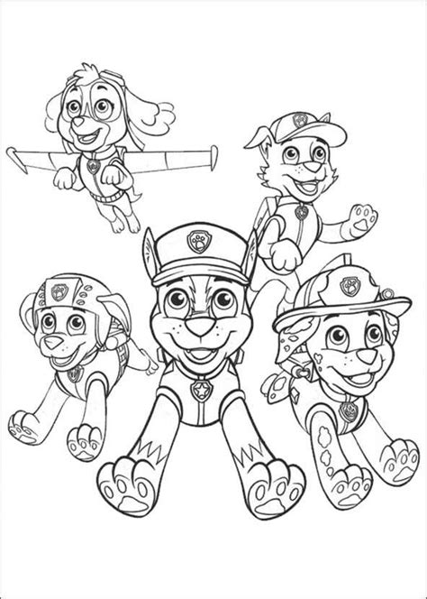 Paw Patrol 1 Ausmalbilder Kostenlos