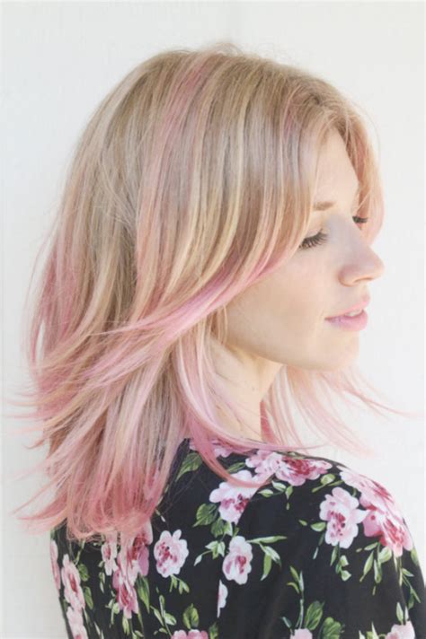 Pastel Blonde And Pink Hair Color Latest Hair Styles