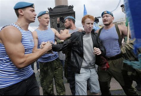 Russian Paratroopers Harassing Gay Rights Activist Kirill Kalugin Aug 2 2013 [1080x738] R