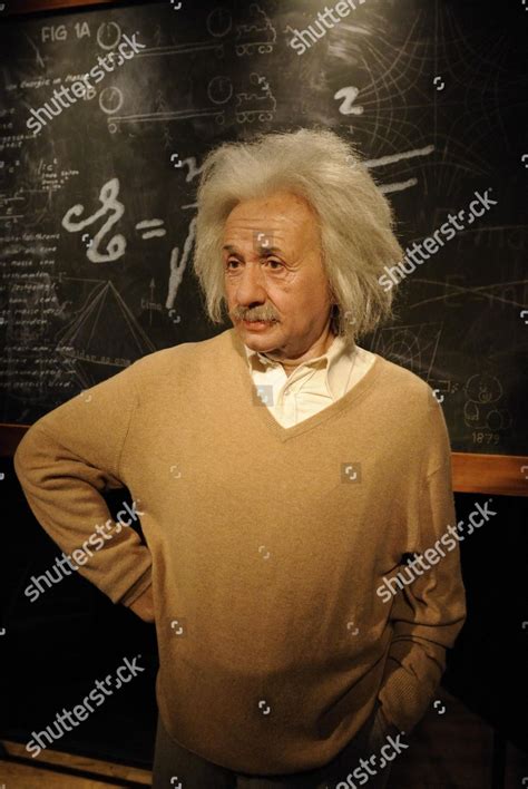 Albert Einstein Wax Figure Madame Tussauds Editorial Stock Photo