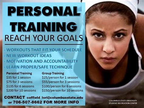 Personal Trainer Flyer Template Stcharleschill Template