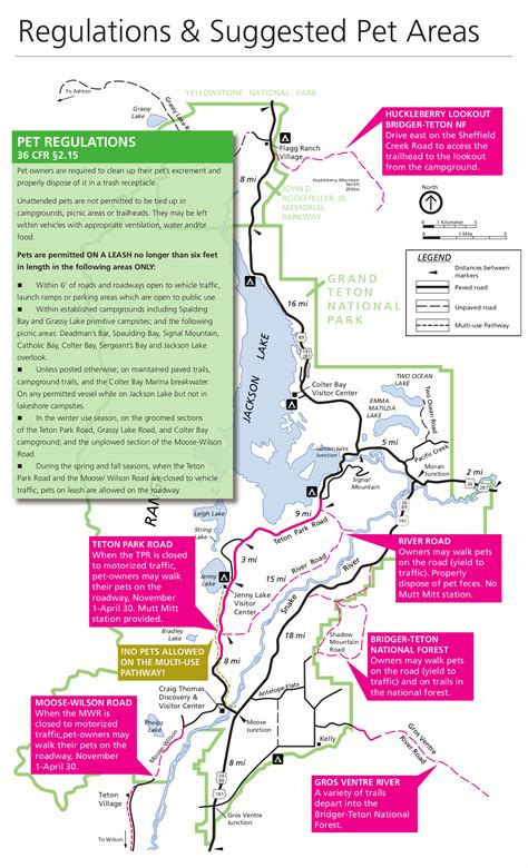 32 Teton National Park Map Maps Database Source