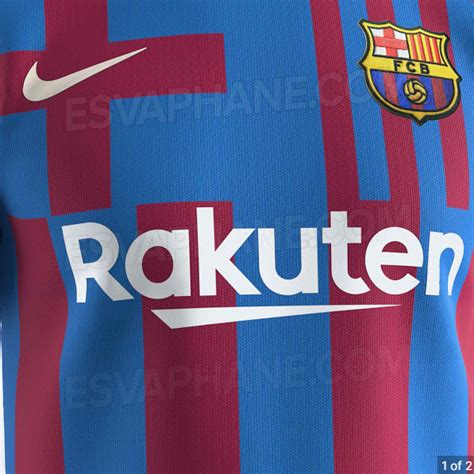 Featuring a reimagined red and blue stripe layout. Images: Barcelona 2021-2022 Home Kit Design Leaked | Barca ...