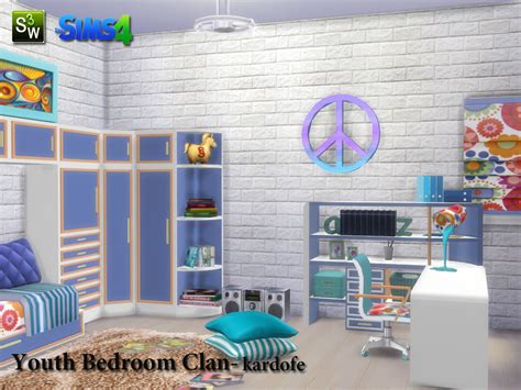 Kardofe Sims — Youth Bedroom Clan