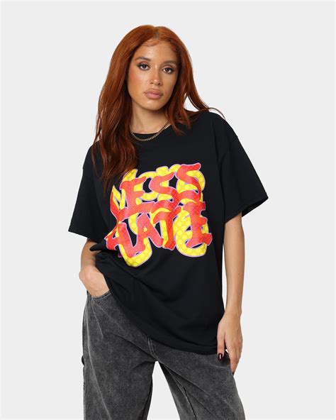 Goat Crew More Love Less Hate Puff Print T Shirt Black Red Culture Kings