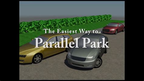 Click here to perform parallel parking now (even if you don't have a car)! 3 Steps Parallel Parking - YouTube