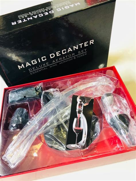 Magic Decanter Deluxe Aerator Set Furniture And Home Living Kitchenware And Tableware Other