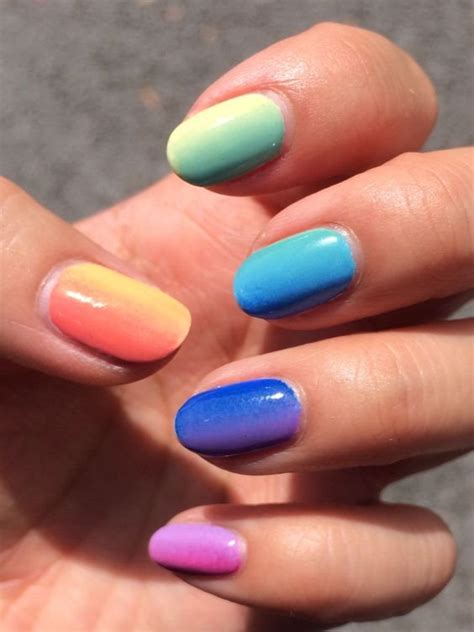 33 Charming Multicolor Simple Nail Art Designs For 2019 Fashionre