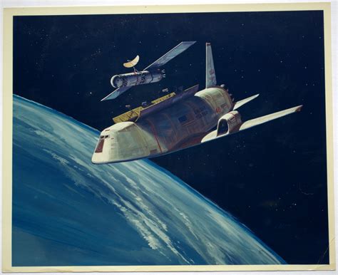 Previously Unseen Space Shuttle Concept Art Spaceship Art Space Art