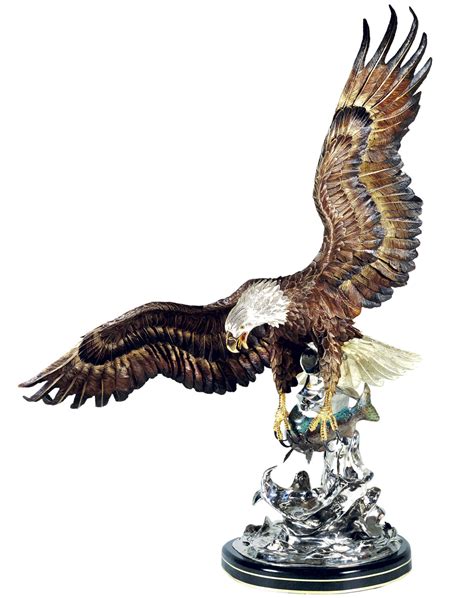 Bald Eagle Sculpture On The Wings Of An Eagle Mike Fields