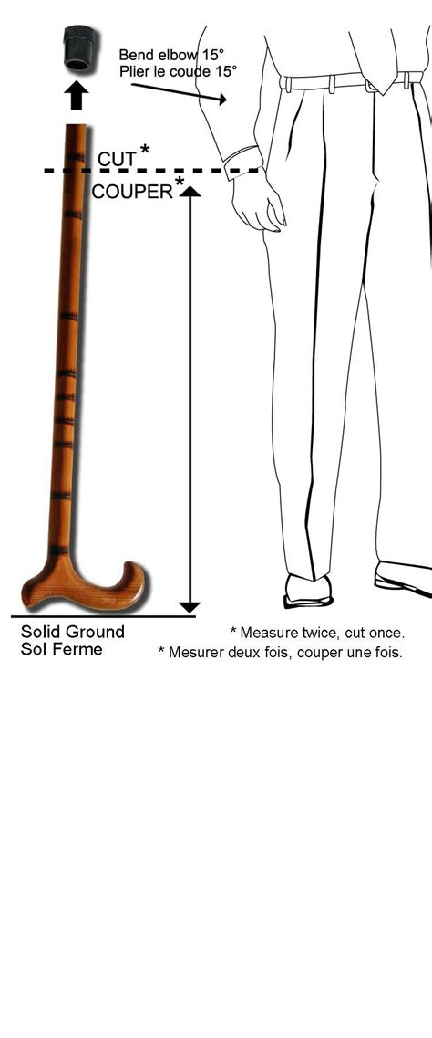 Cane Height Guide