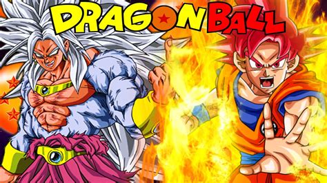 Super Saiyan God Goku Vs Super Saiyan 5 Broly Dragon Ball Z Zeq2