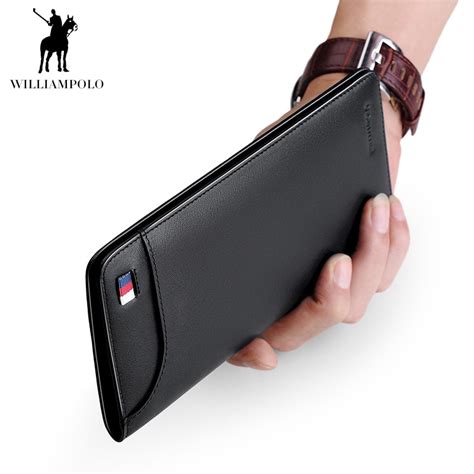 These wallets are hot, trendy and not only save your lower back from the pain of sitting on a brick most of the day, but it. Long Wallet Men Ultra thin Credit Card Holder Wallet Slim Thin Leather High Quality Male Purse ...