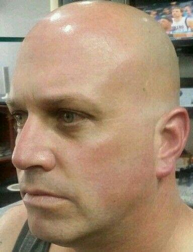 pin by hank hudson on bald men aka chrome domes and shaved bald men bald men balding shaved head