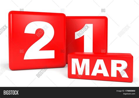 March 21 Calendar On Image And Photo Free Trial Bigstock