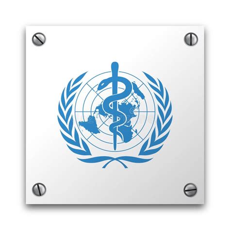 Illustration Of World Health Organization Who Signage Isolated On A