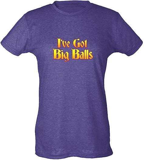 Pop Threads Ive Got Big Balls Womens T Shirt At Amazon Womens