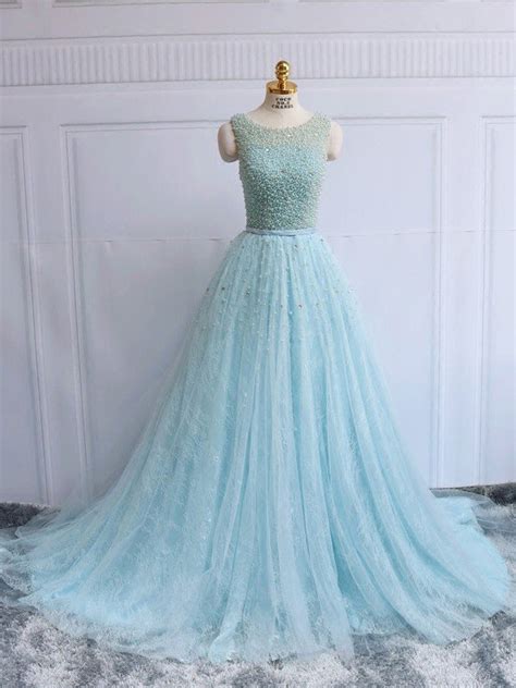 Hot Selling Tulle And Beaded Lace Prom Dress Long On Storenvy