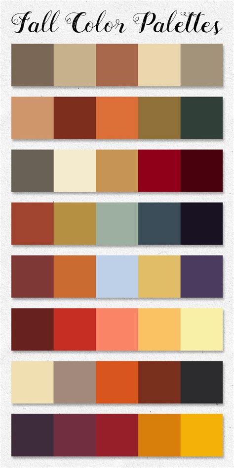 Color palettes interested in color palettes? freebie: fall color palettes - HG Designs