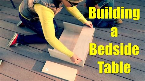 Building A Bedside Table Youtube