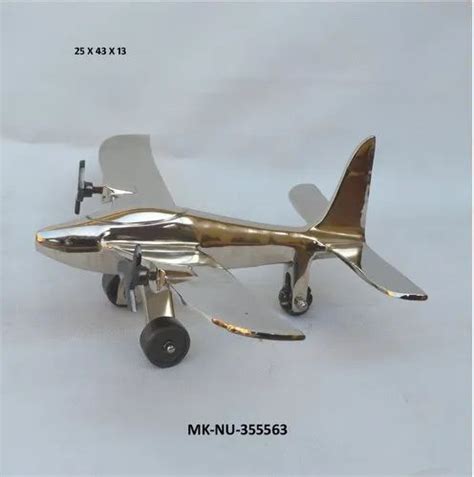 Mki Aluminum Airplane Model Size 25 X 43 X 13 Cm At Rs 500piece In