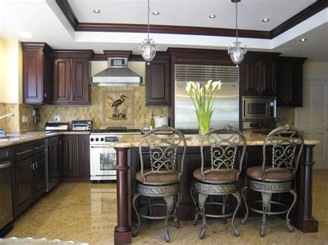 Your custom dream kitchen with the finest materials. italian style kitchen cherry cabinets | Kitchen cabinets ...