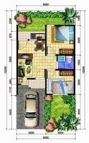 Kadang rumah mungil/sempit jadi halangan untuk berkreasi. Desain Rumah Type 36/60 | Desain Properti Indonesia