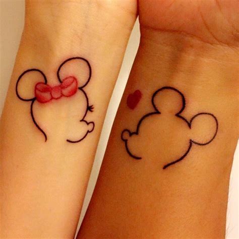 Mickey Mouse And Minnie Mouse Couple Tattoos At Tattoo