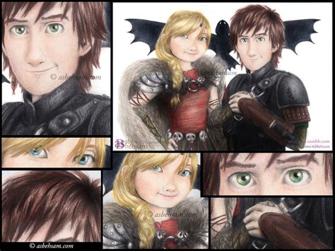 close up hiccup and astrid by aty s behsam on deviantart hiccup and astrid how to train