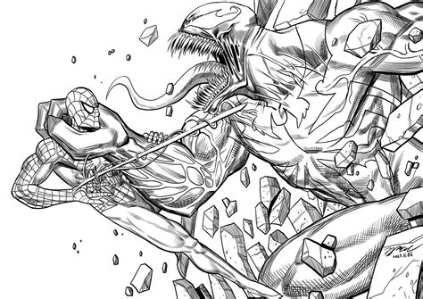 Spider Man Vs Venom By Kyounginkim On Deviantart